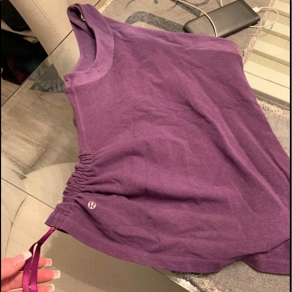 lululemon athletica Tops - Lululemon asymmetrical purple tank